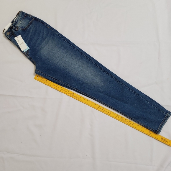AMERICAN TALL NEW LOLA SLIM-FIT TALL HIGH WAISTED JEANS SIZE 29T BLUE - Picture 10 of 12